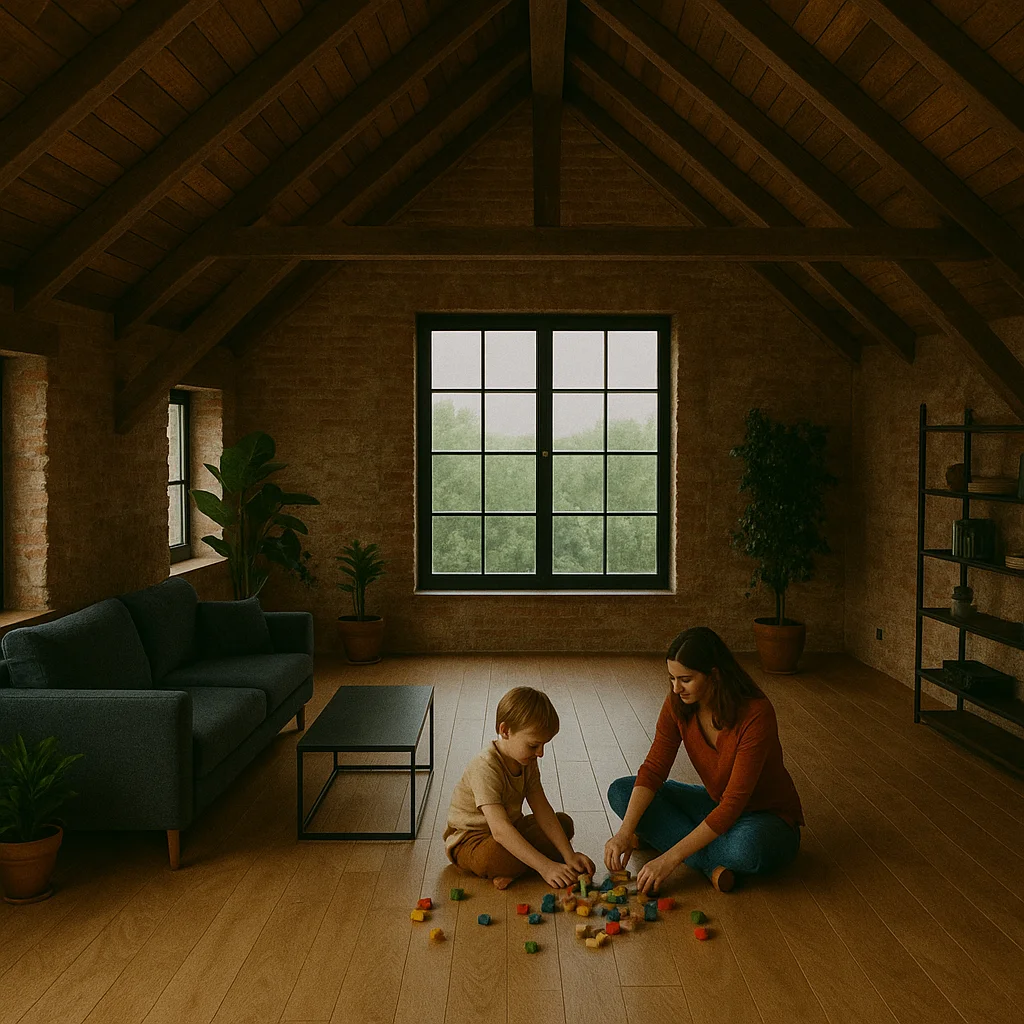 Attic remodeling can be a viable option for families that simply need a little more usable rooms